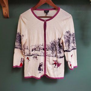 Talbots | Vintage Pure Italian Merino Wool Cardigan